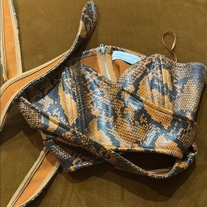 Urban Outfitters Multicolor Snake Print Bag